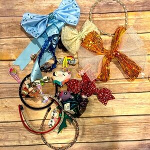 Girls hair accessories bundle pre loved